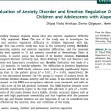 An Evaluation of Anxiety Disorder and Emotion Regulation Difficulty in Children and Adolescents with Alopecia Areata