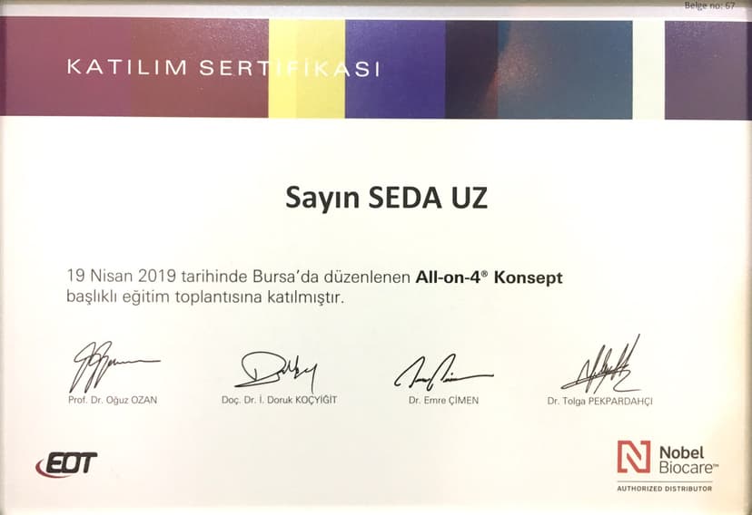 All on Four (İmplant Üstü Protez)