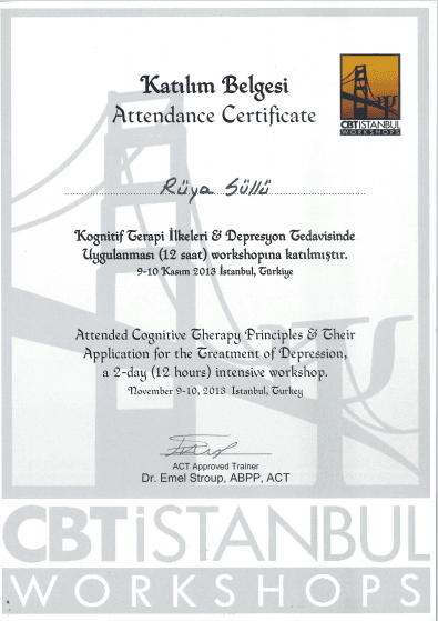 Kognitif Terapi İlkeleri ve Depresyon Tedavisinde Uygulanması