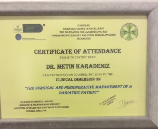 Certificate of Attendance