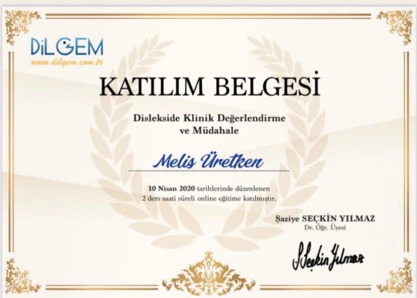 Dislekside Klinik Değerlendirme ve Müdahale