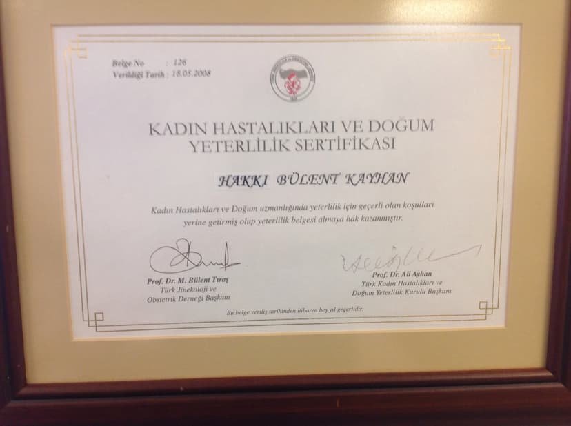 Kadın Hastalıkları ve Yeterlilik