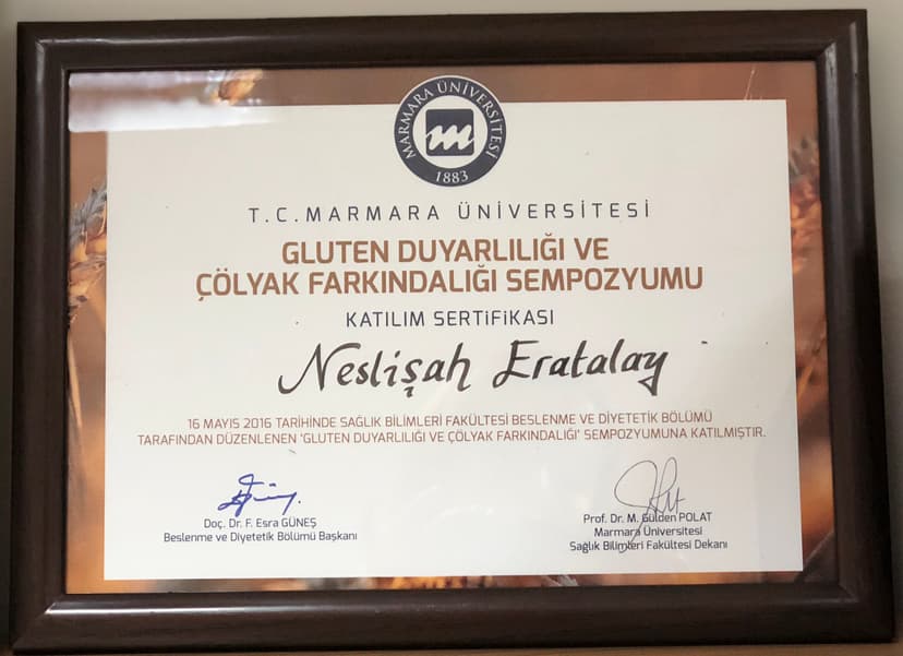 Gluten Duyarlılığı ve Çölyak Farkındalığı Sempozyumu - T.C. Marmara Üniversitesi 16.05.2016