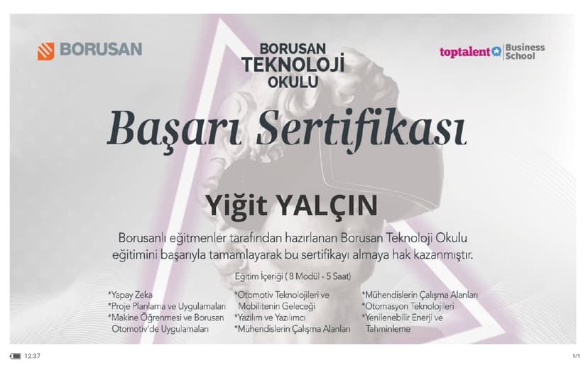 Borusan Teknoloji Okulu